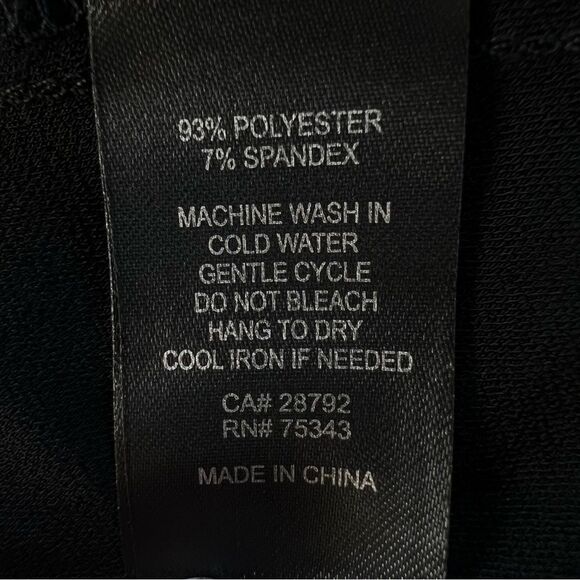 Joie Black Pull On Elastic Drawstring Waist Straight Leg Relaxed Fit Pants SZ L - Picture 8 of 13